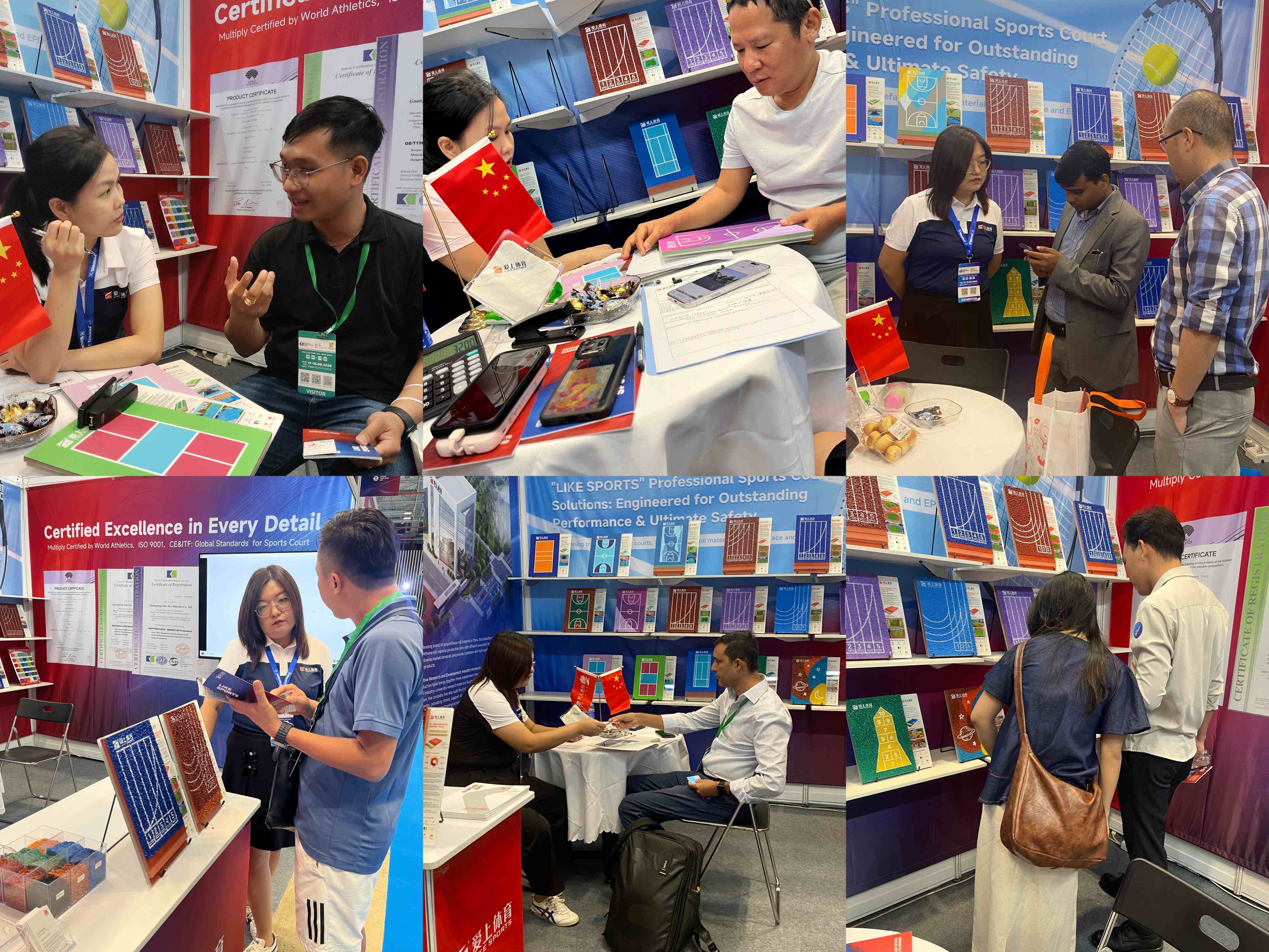 展會回顧|愛上體育精彩亮相2025越南體博會