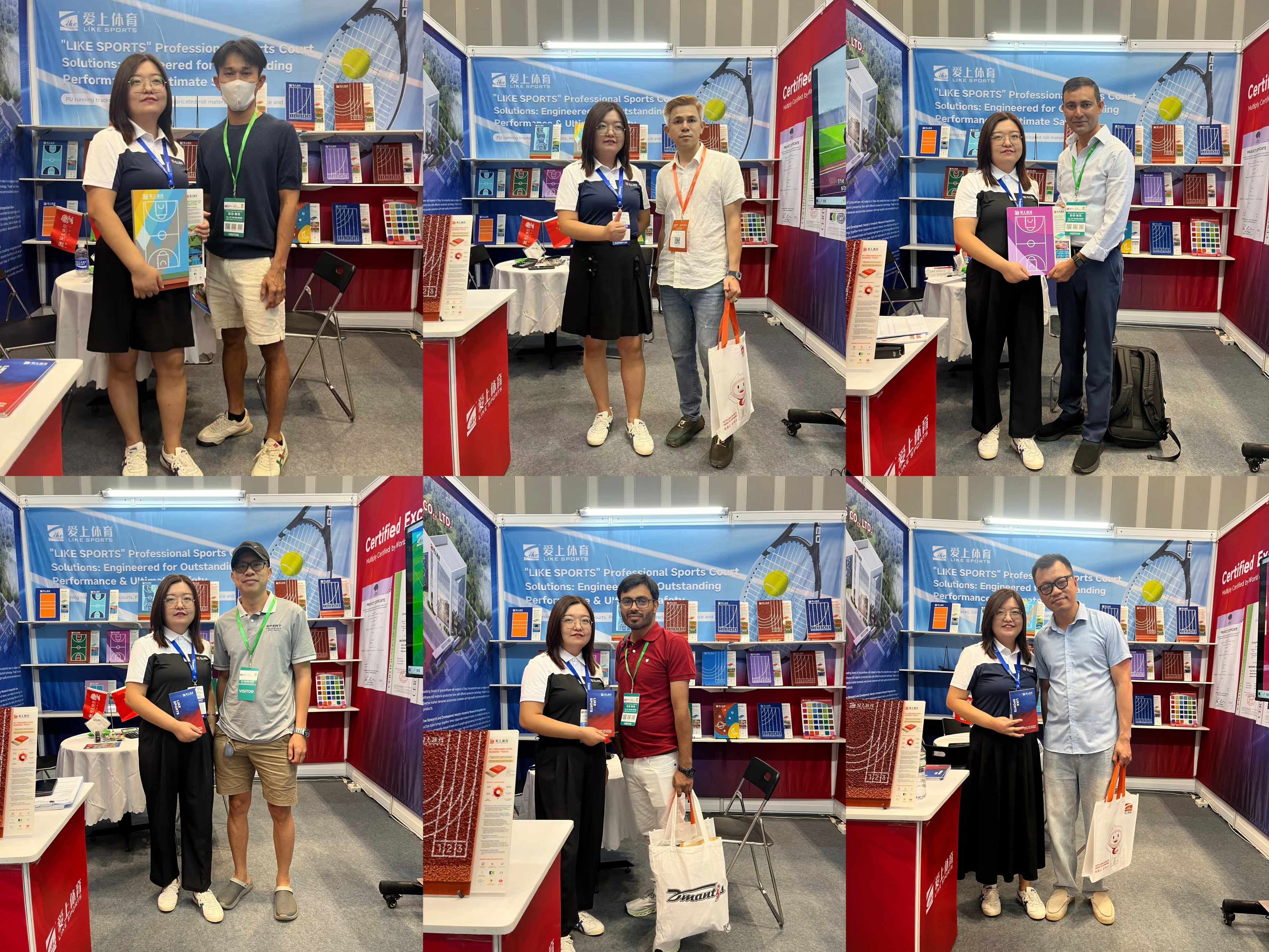 展會回顧|愛上體育精彩亮相2025越南體博會